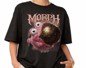 Camiseta vintage de Disney Morph Treasure Planet, camiseta retro de Disney Morph, camiseta con mapa espacial de Jim Hawkins, regalo para vacaciones familiares en Disneyland
