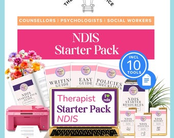 NDIS Starter Pack für Therapeuten: Bearbeitbare Vorlagen & Checklisten (Digitaler Download)