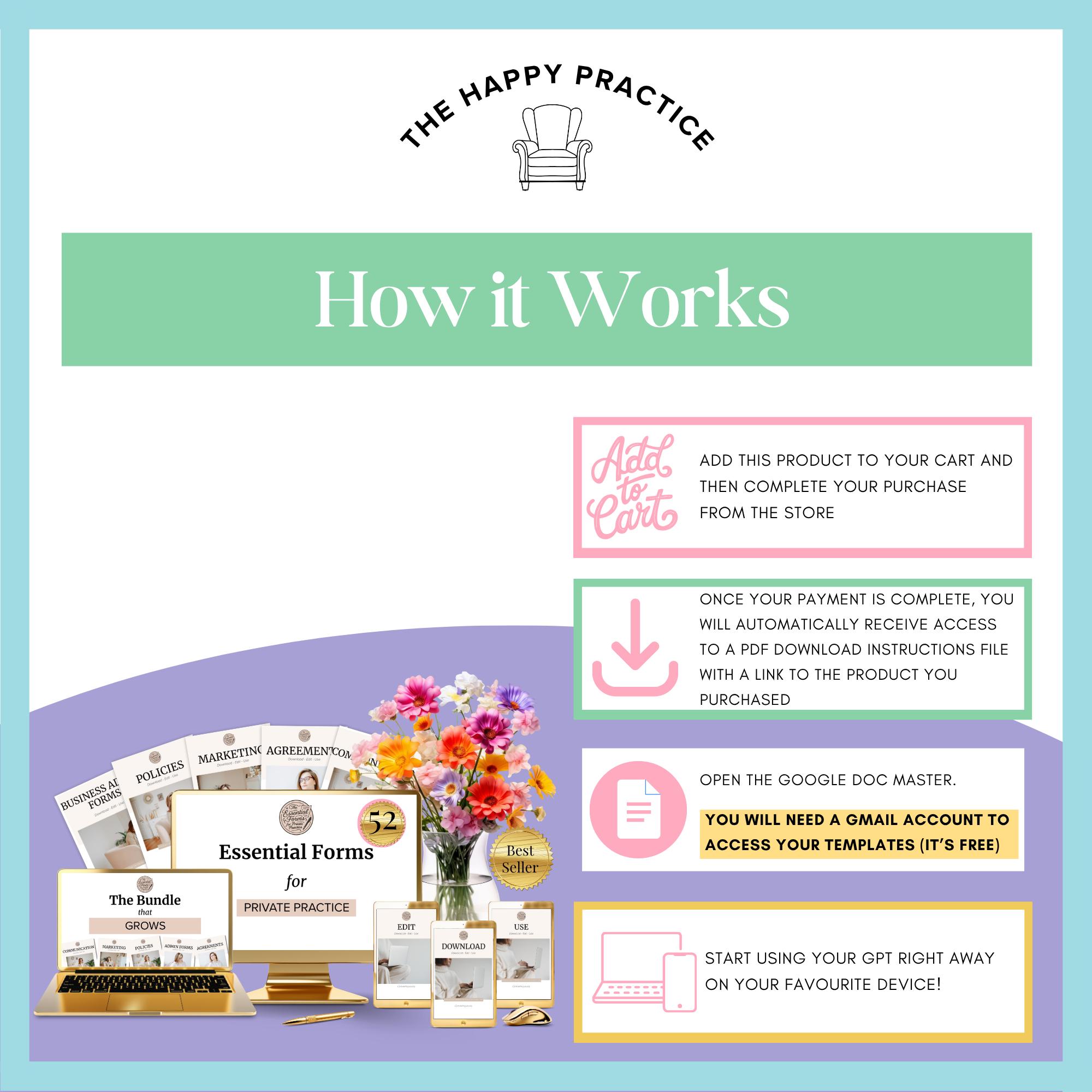 Essential Forms for Private Practice | 52 Editable Google Docs ...
