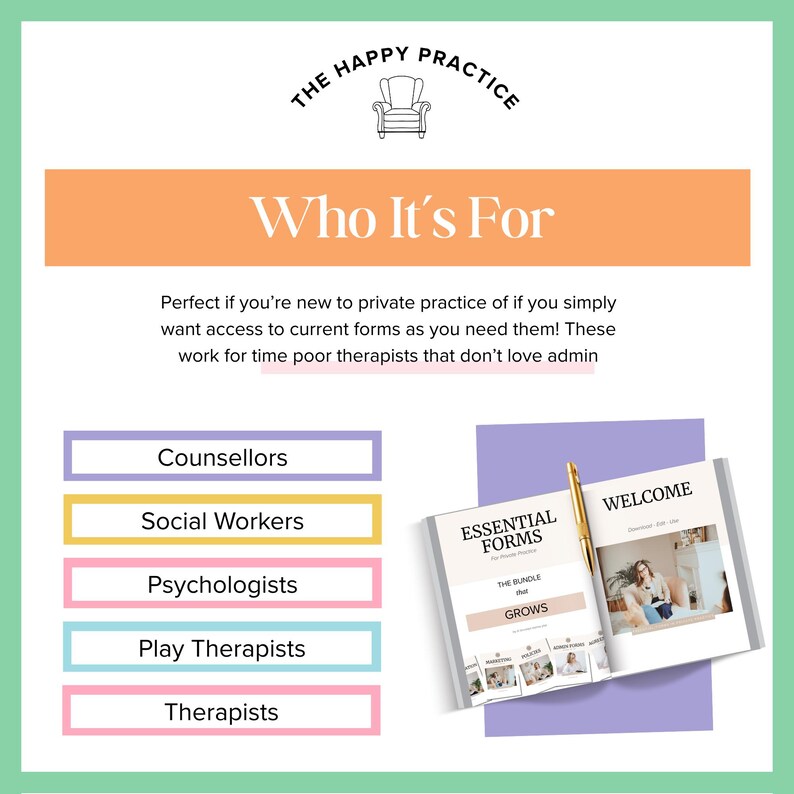 Essential Forms for Private Practice | 52 Editable Google Docs ...