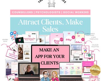Therapist App Builder Guide | Create Client Apps in Canva | No Code Required