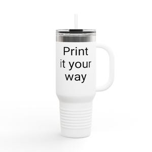 Customizable Insulated Travel Mug, 40oz