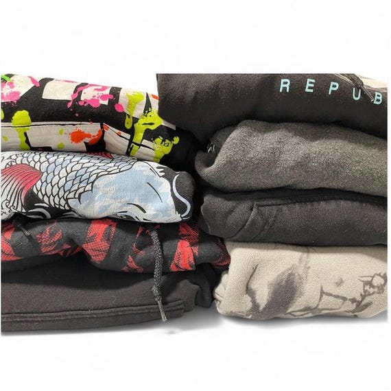 Mystery Hoodie (thrifted/vintage/retro/modern)