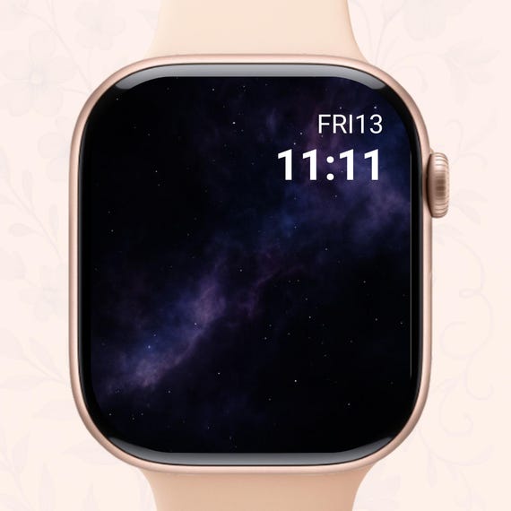 Digital Clock Watch Face for Apple Watch – Minimal Aesthetic