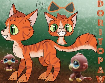 PRE-ORDER Doritopaw Warrior Cats - Truth or Dare: LPS Clay Custom Bobble Head Figure