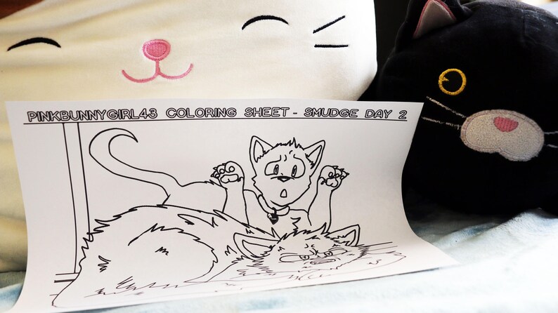 Days 1-4 Warrior Cats Smudge Downloadable Coloring Sheets | Etsy