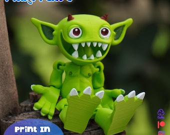 Flexy Goblin STL Print In Place