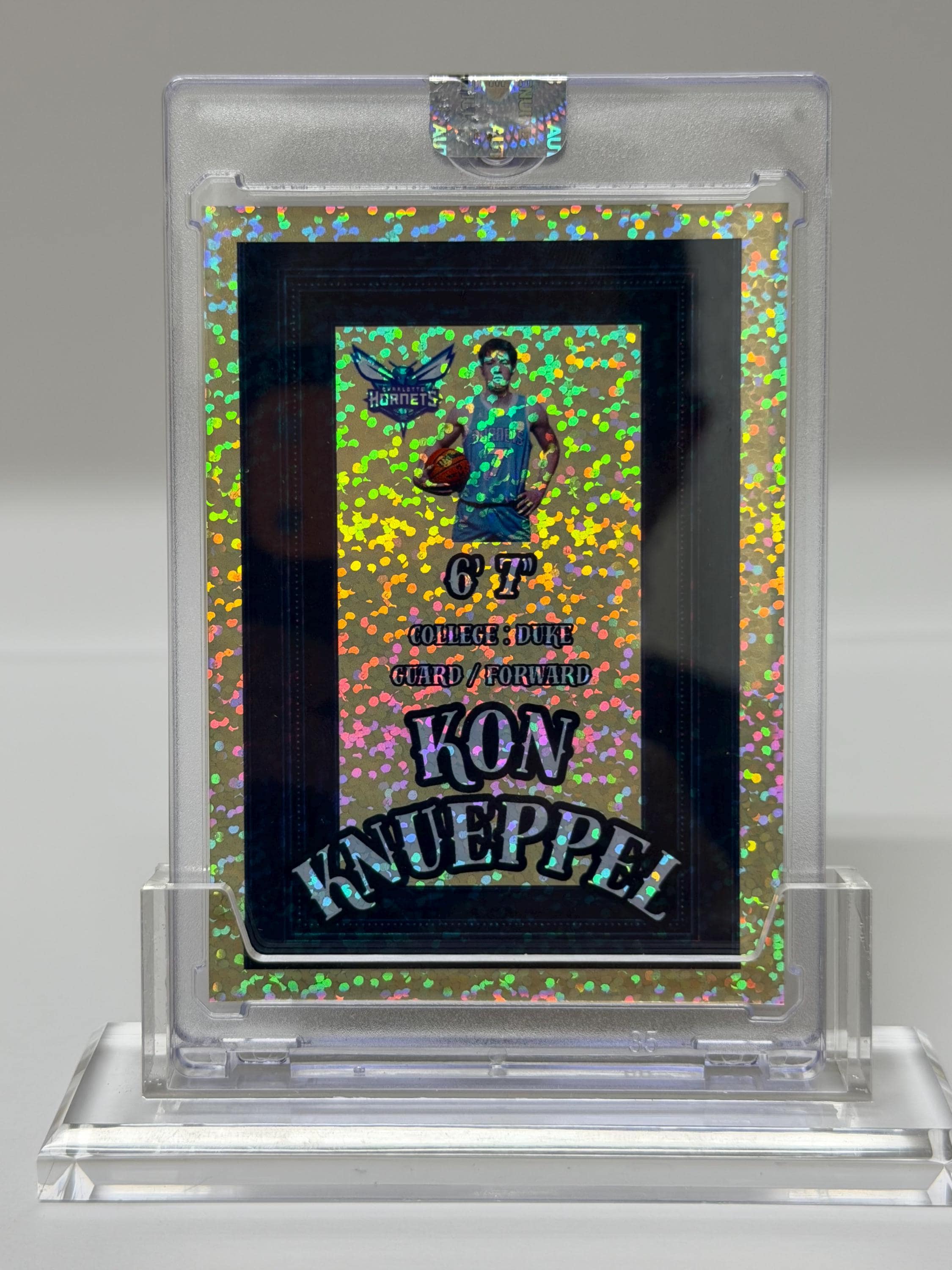 Kon Knueppel Custom Novelty Facsimile Auto Sports Card - Speckle
