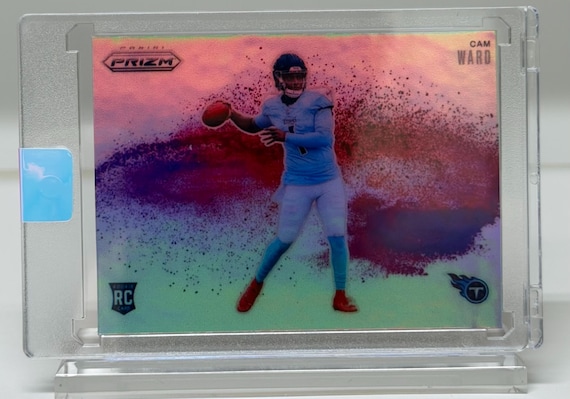 Cam Ward Custom Novelty Color Blast Refractor Sports Card - Titans (See Description)