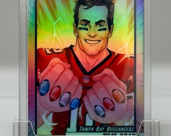 Tom Brady Custom Novelty Manga Sports Card - Tampa Bay Buccaneers