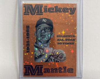 Mickey Mantle (Tribute Achievement) New York Yankees CUSTOM Baseball Card
