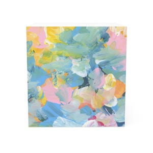 Colorful Floral Note Cube Stationary Set - Memo Pad, Paper Block, Paper Cube, Desk Organizer, Post It Notes