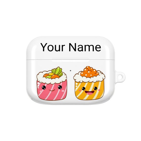 AirPod Case Cute Sushi Kawaii AirPod Cover, Fun Earbuds Case