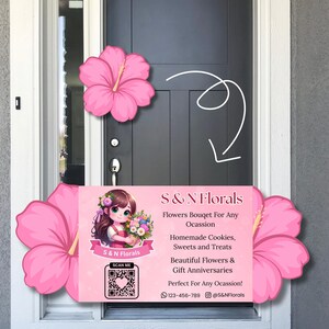 Printable craft business card template DIY branding