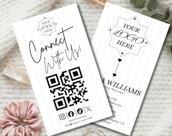 Small Business Thank You Card Template, Thank You For Your Order Packaging Insert, Editable Canva Marketing Card for Business Packaging