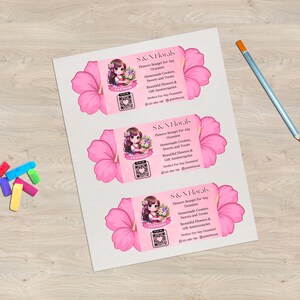 DIY small business branding craft card template