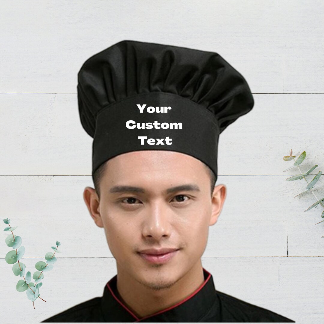 Custom Baker Hat Personalized Chef Hat Kitchen Personalized Etsy