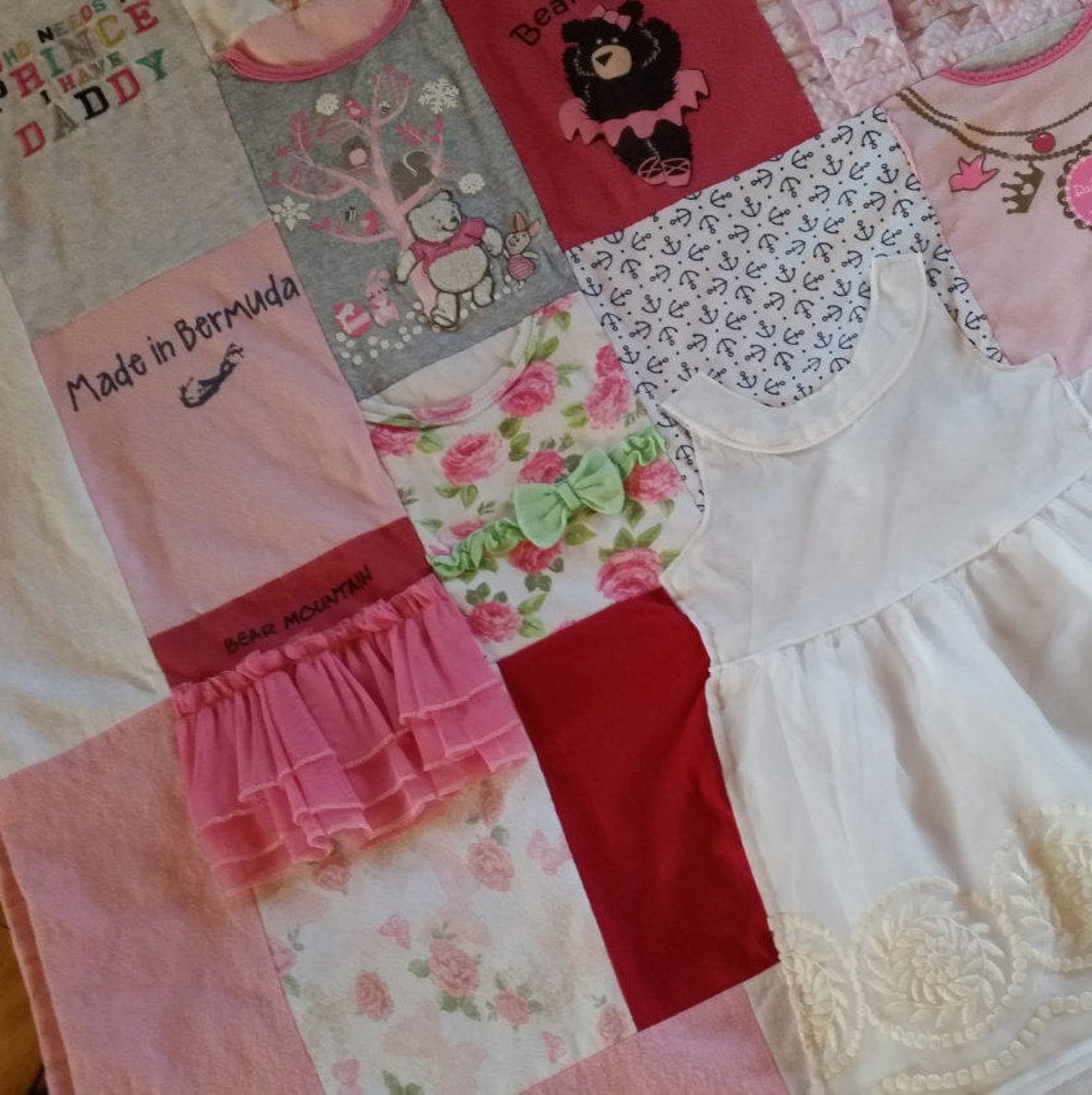 Custom Memory Blanket Baby Clothes Blanket Keepsake Blanket Etsy