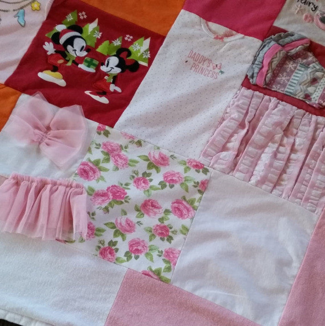 Custom Memory Blanket Baby Clothes Blanket Keepsake Blanket Etsy