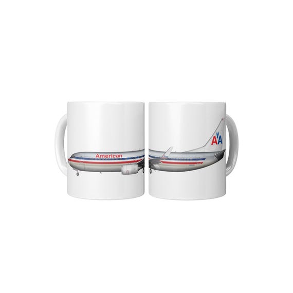 American Airlines 737 with the Old Livery Coffee Mug