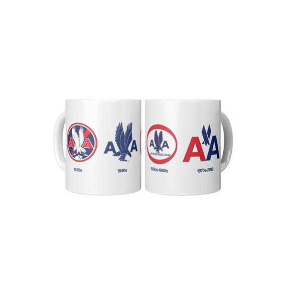 American Airlines Historical Logos Coffee Mug
