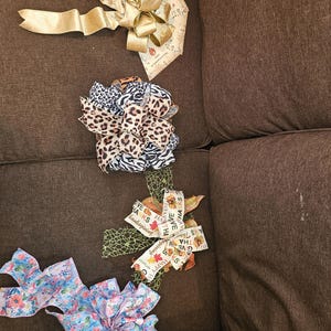 Très grands nœuds décoratifs, nœuds de ruban XL faits main pour couronnes, portes, arbres, cadeaux et décoration des fêtes