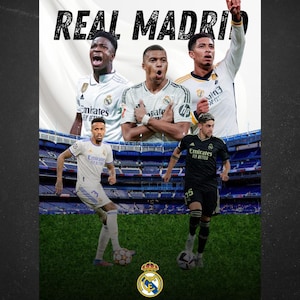 Football Poster, Real Madrid