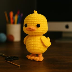 Kawaii Duckling Amigurumi Crochet Pattern | Cute Duck PDF Tutorial | DIY Baby Duck Plushie | Easy Animal Crochet Pattern | Digital Download