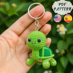 Schema all'uncinetto per tartaruga amigurumi / Tutorial per realizzare un simpatico giocattolo fai da te a forma di animale marino / Tartaruga amigurumi / Schema all'uncinetto per tartaruga / Animale all'uncinetto