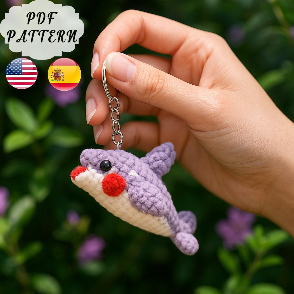30 Dolphin Crochet Patterns for Ocean-Inspired Amigurumi, Gifts, and Nursery Decor 23 Cute Sea Animal Dolphin Pattern PDF