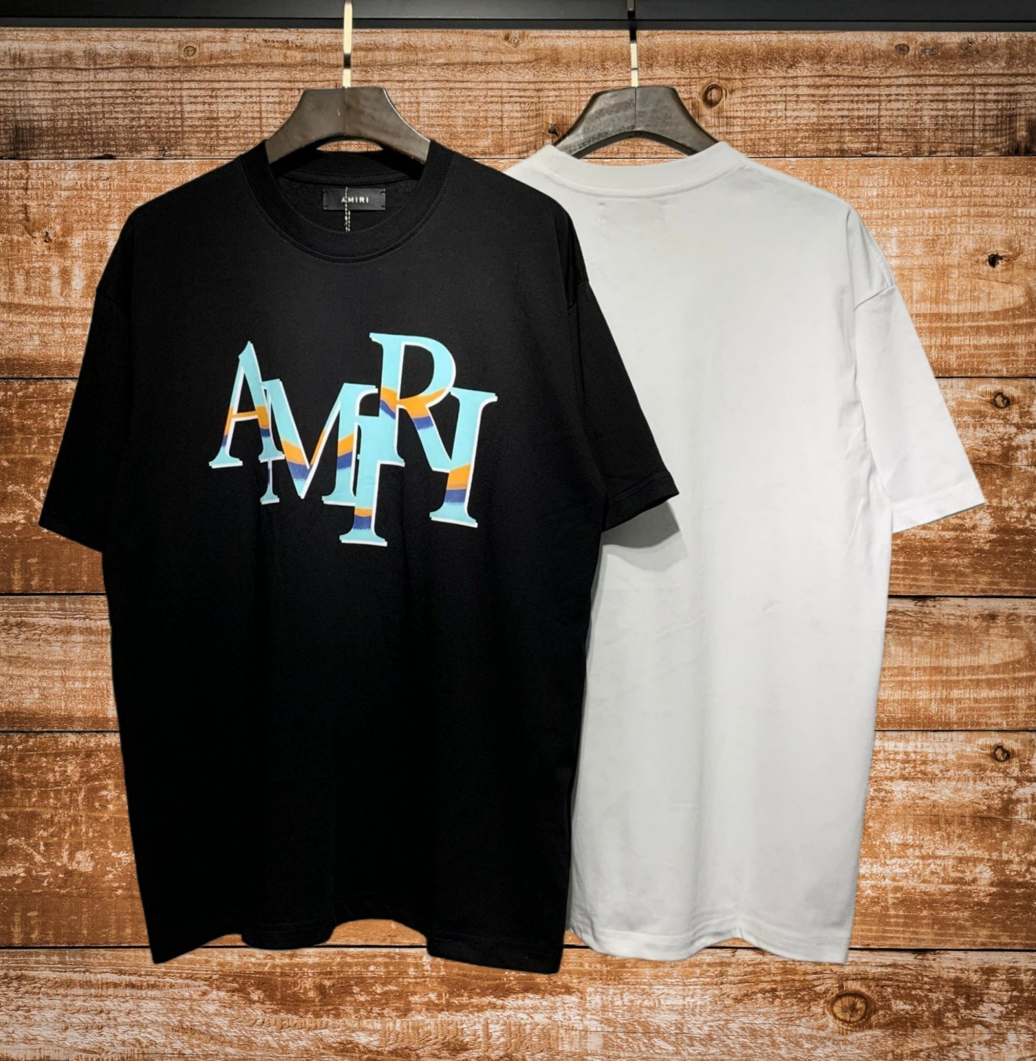 Amiri T-shirt, Amiri Youth T-shirt, Black and White Designer