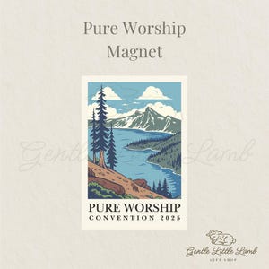 Pure Worship Convention 2025 Magnet: Jehovah’s Witnesses Keepsake