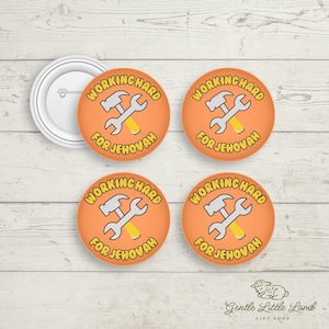 Hart arbeiten für Zeuge JW Pin: Geschenk für Ehrenamtliche