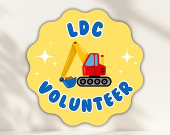 LDC Volunteer Sticker | JW Construction Sticker | Jehovah’s Witness LDC Gift | Construction Volunteer Sticker | Jw Volunteer Gift