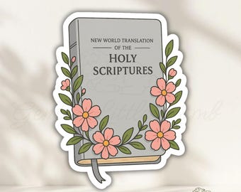 Floral Bible Sticker | New World Translation, JW Gift