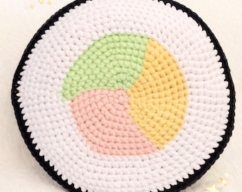 Handmade Food Pillow – Cozy Texture & Timeless Style / Waffle / Sushi