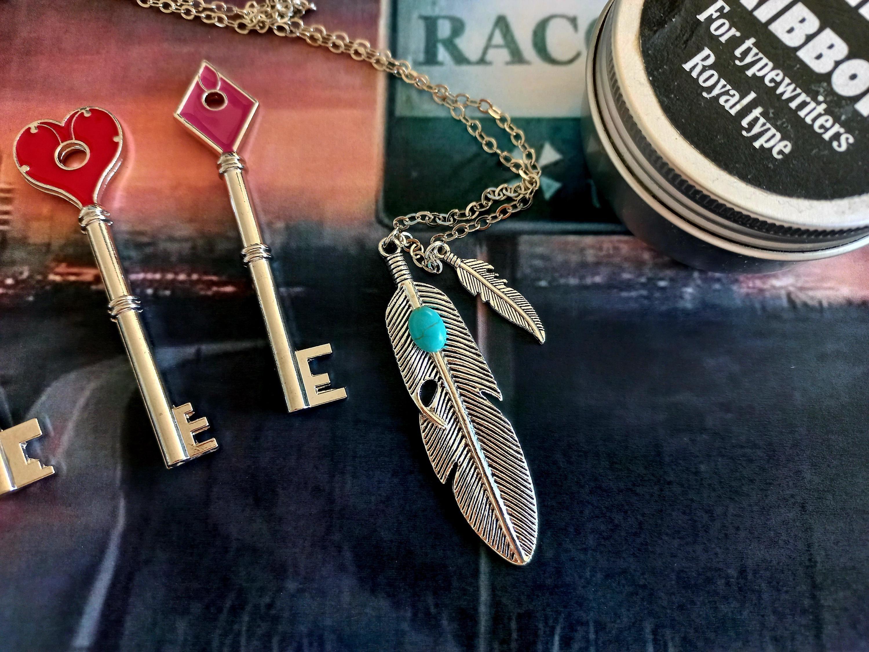 Claire Redfield Feather Necklace / Biohazard 2 / Resident Evil 2