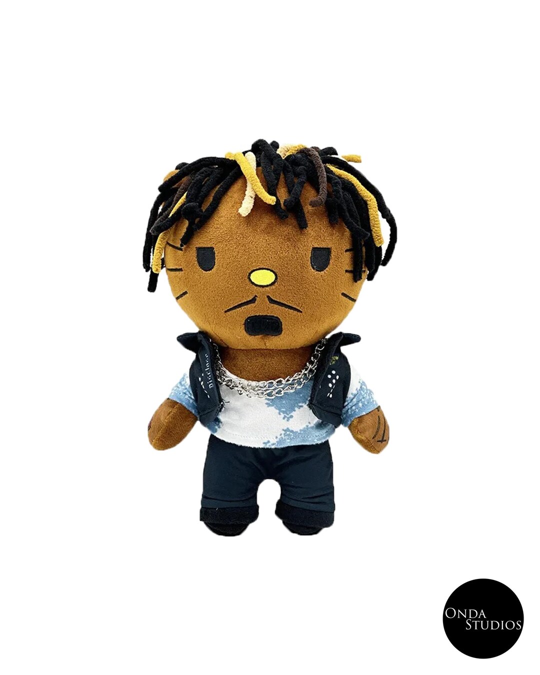 Costom Plushie Rapper Hello Kitty X Juice WRLD Rapper Plush | Artist Plushie Toy, Rapper ...