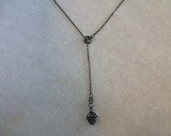 Lariat Heart Necklace