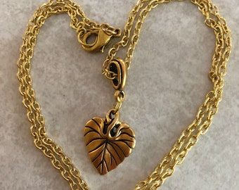 Gold Leaf Necklace