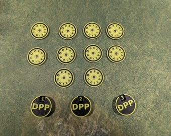 Helsmiths of Hashut – Desolation Tokens & Demonic Power Point Counters (AoS Accessories for Chaos Dwarves)