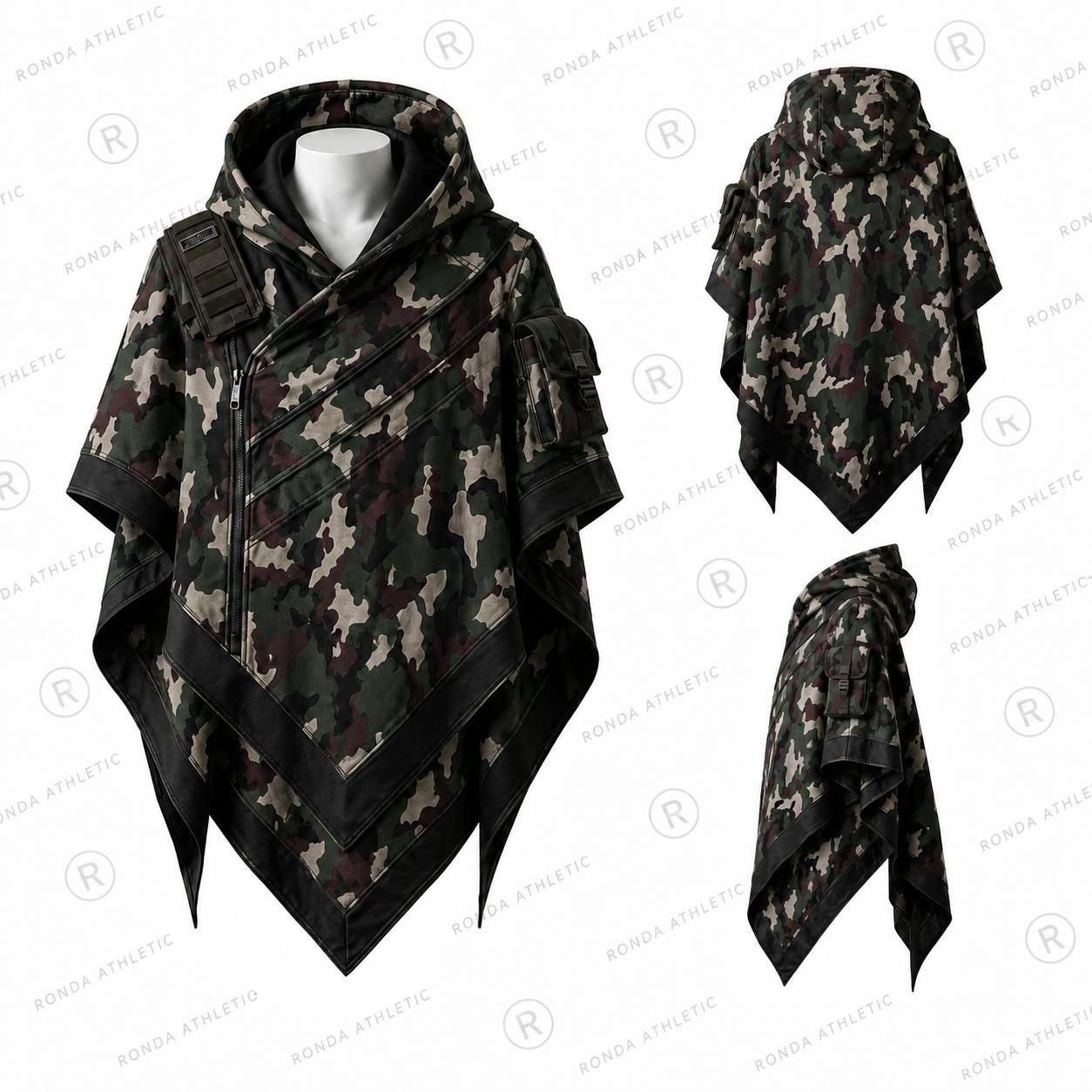 Camo poncho - Etsy 日本