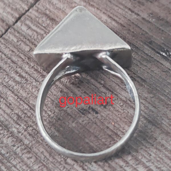 Pyramid Rings - Etsy UK