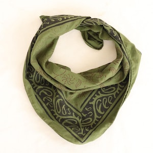 Olive Green Scarf - Etsy