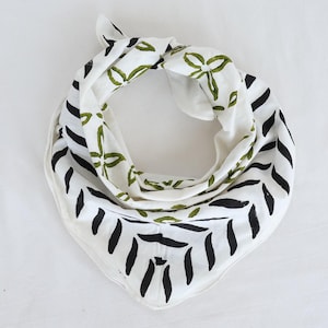 Indische Baumwolle Paisley Bandana Schal: Handblockdruck Design