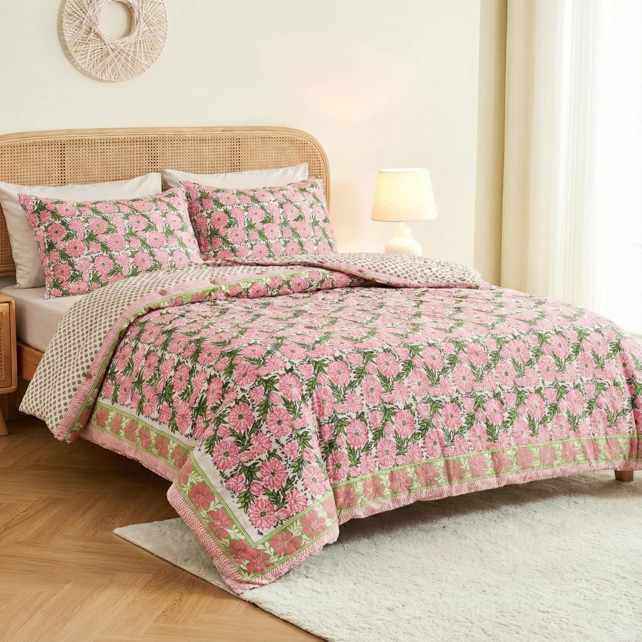キャスキッドソンCATH KIDSTONキルティング☆ベットカバー☆マルチ