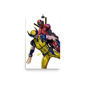 Deadpool and Wolverine Print