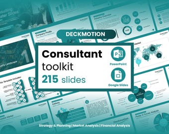 Business Consulting Toolkit | Powerpoint Presentation Template for Strategy, Finance & Market Analysis | Business Plan Proposal Template