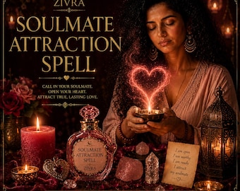 Soulmate-attractiespreuk | Ritueel liefdesmanifestatie | Trek je soulmate aan | Gepersonaliseerde spirituele service | Inclusief pdf