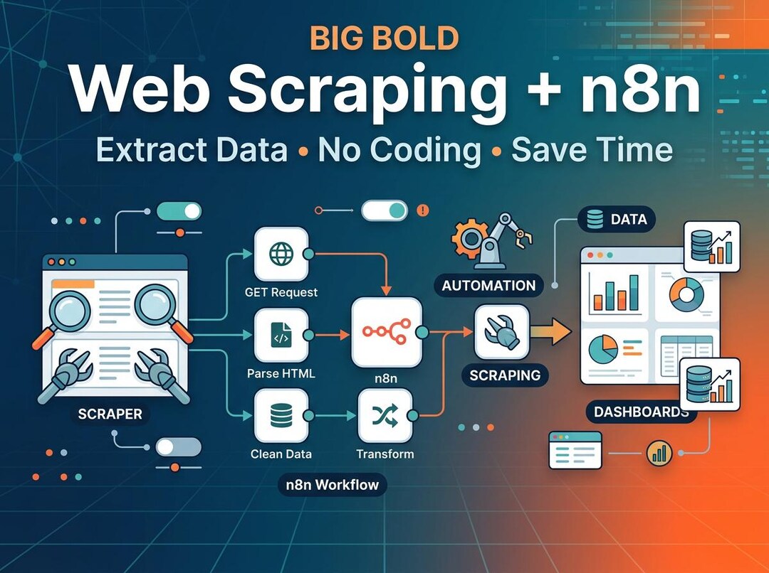 Web Scraping & Data Extraction N8n Workflows | Auto Data Collection ...